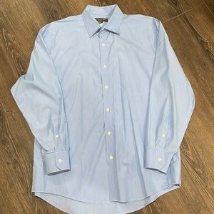 Banana Republic button down long sleeve pinstripe top